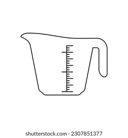 measuring cup vector illustration design