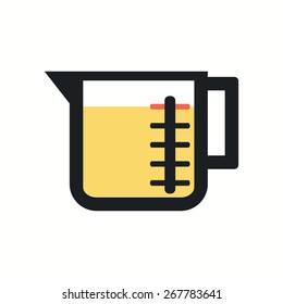 measuring Cup.Vector illustration.