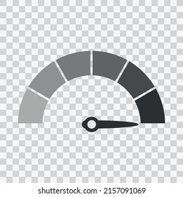 The measuring device icons. Sign tachometer, speedometer, indicators. Vector illustration eps 10