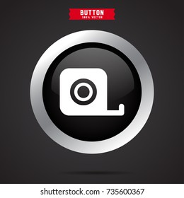 Measuring icon. architecture sign