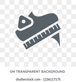 Measuring icon. Measuring design concept from Sew collection. Simple element vector illustration on transparent background.