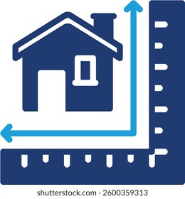 Measuring Icon Element For Design
