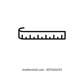 Measuring icon or logo in modern line style. High quality black outline pictogram for web site design and mobile apps. Vector illustration on a white background