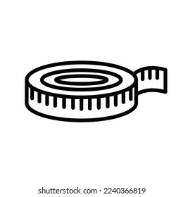 Measuring icon vector on trendy design