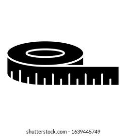Measuring icon vector sign and symbol on trendy design
