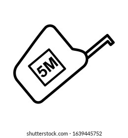 Measuring icon vector sign and symbol on trendy design