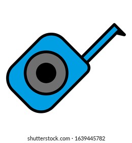 Measuring icon vector sign and symbol on trendy design