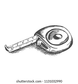 Measuring instrument, roulette Construction, sketch drawn in pencil