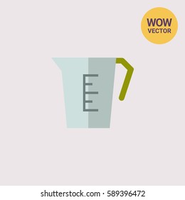 Measuring jar icon