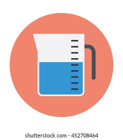 Measuring Jug Colored Vector Icon