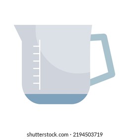 Measuring Jug Icon On White Background