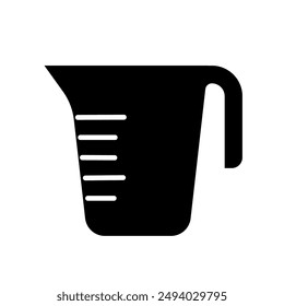 measuring jug - vector icon