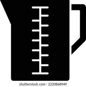 Measuring Jug vector icon. Can be used for printing, mobile and web applications.