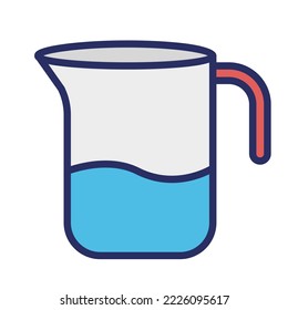 Measuring Jug Vector Icon which can easily modify or edit

