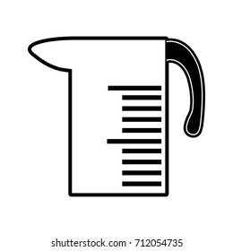 measuring  jug  vector illustration