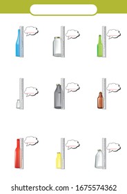 Measuring Length of the Objects with Ruler, worksheet for children, practice sheets, mathematics activities, Measurement worksheet