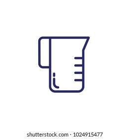 measuring outline icon