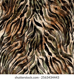 Measuring pattern from wild animal skin suitable for textile-zebra