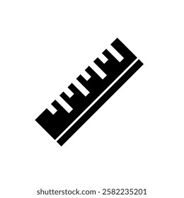 Measuring ruler icon precision in textile industry