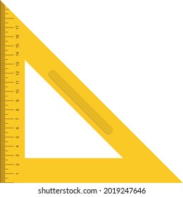 Measuring rulers. Rulers for schoolchildren. Flat design.