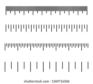 Measuring Scale Different Units Measurement Vector Stock Vector ...