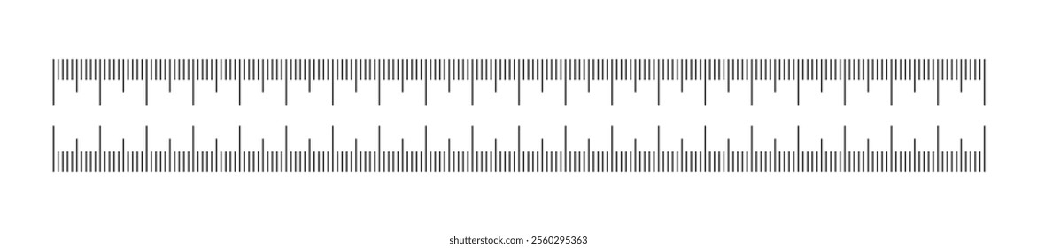 Measuring scale icon. Ruler scale 20 centimeter measuring chart. Length measurement tool vector illustration.