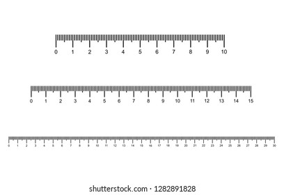 Measuring scale, markup for rulers. Vector illustration icon