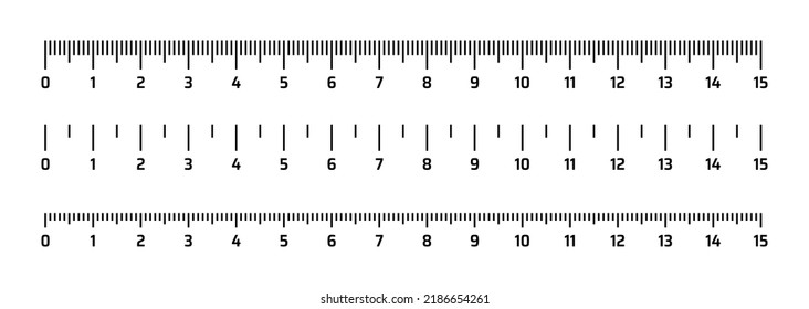 Measuring Scale Ruler Measurement Equipment Marks Stock Vector (Royalty ...