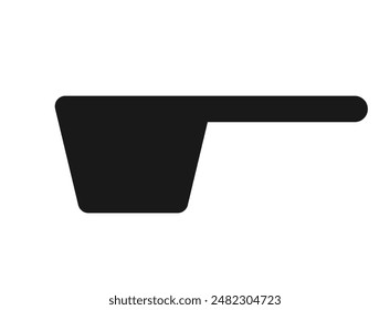 Measuring scoop vector icon isolated on white background