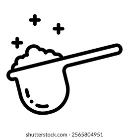 Measuring Spoon Icon Element For Design