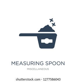 measuring spoon icon vector on white background, measuring spoon trendy filled icons from Miscellaneous collection, measuring spoon vector illustration