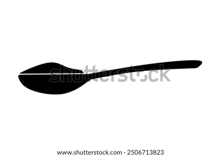 measuring spoon icon vector on white background. medicine dose measuring spoon icon