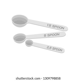 Measuring Spoon Illustration