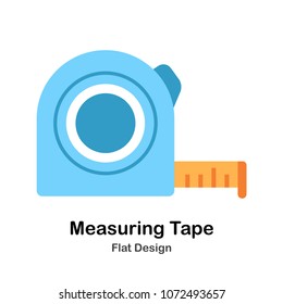 Measuring Tape Flat Icon