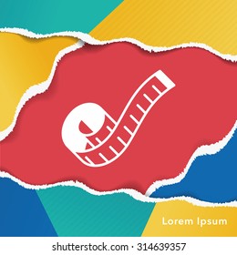 measuring tape icon