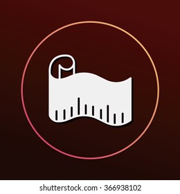 measuring tape icon