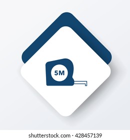 Measuring tape icon