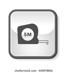 Measuring tape icon