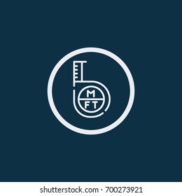 Measuring tape icon