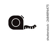 measuring tape icon collection .design style with background