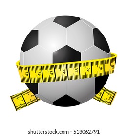 measuring tape and icon image 