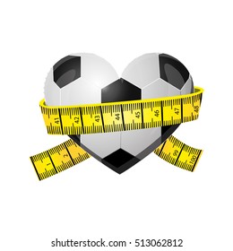 measuring tape and icon image 
