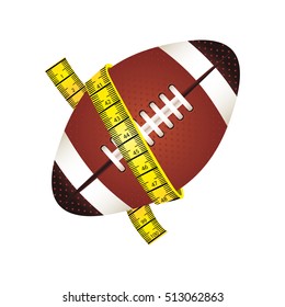 measuring tape and icon image 