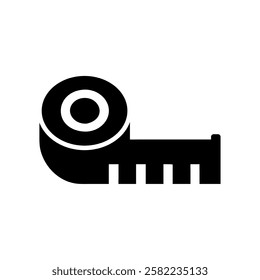 measuring tape icon precision in textile industry