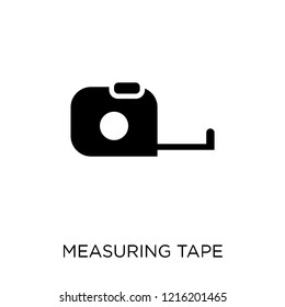 Measuring tape icon. Measuring tape symbol design from Sew collection. Simple element vector illustration on white background.