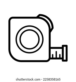 Measuring tape icon vector design illustration