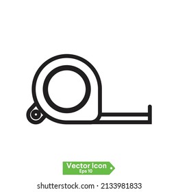 Measuring Tape icon in vector. Logotype