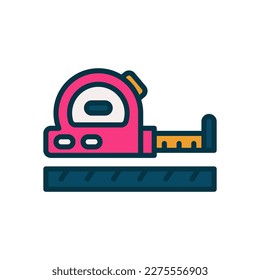 measuring tape icon for your website, mobile, presentation, and logo design.