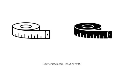 Measuring tape icons pack for apps and web UI designs