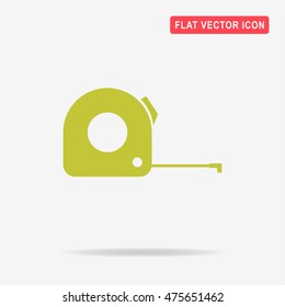 Measuring tape line icon. Vector concept illustration for design.